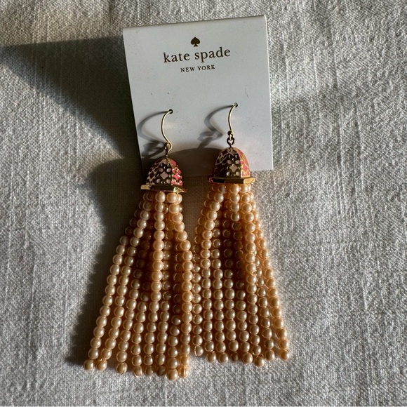 🌟NEW🌟Kate Spade Rambling Roses Lantern earrings - Picture 2 of 5